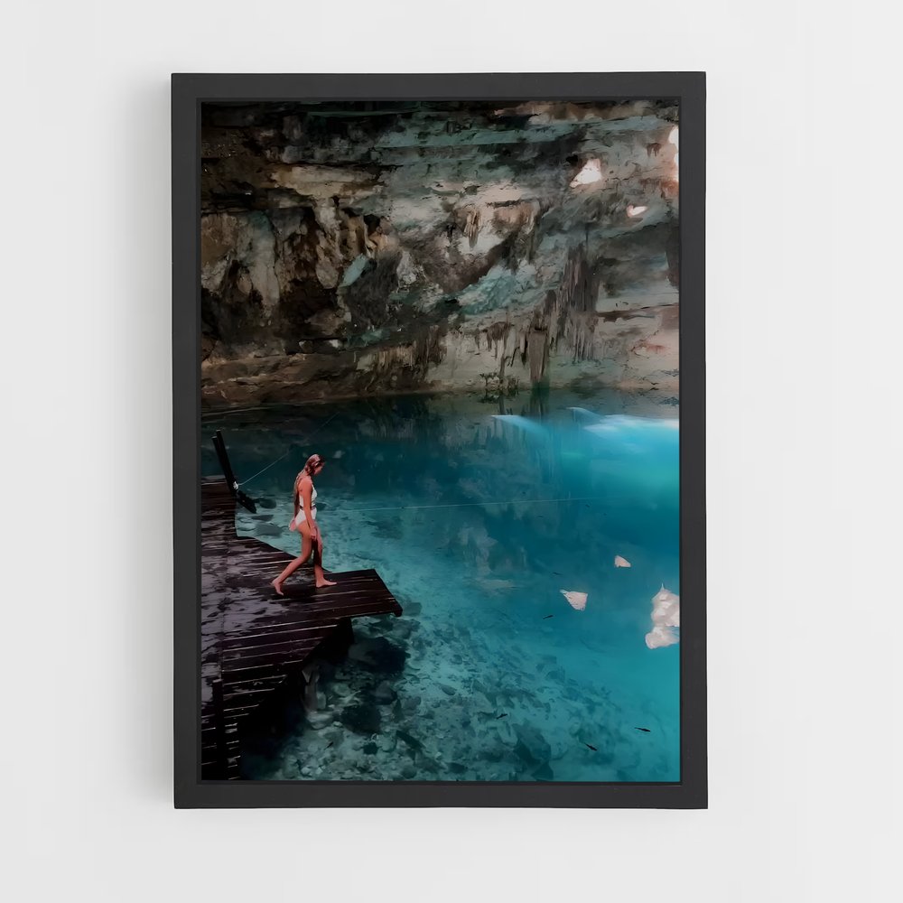 Poster Plongée dans le Mystère – affiche Plongée sous-marine (vue 2)